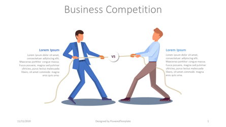 Business Competition Slide Presentation Template, Master Slide