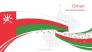 Oman Festive Flag Cover Slide slide 1