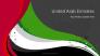 United Arab Emirates Festive State Flag slide 2