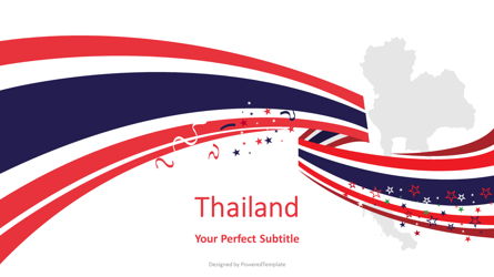 Thailand Festive State Flag Presentation Template, Master Slide