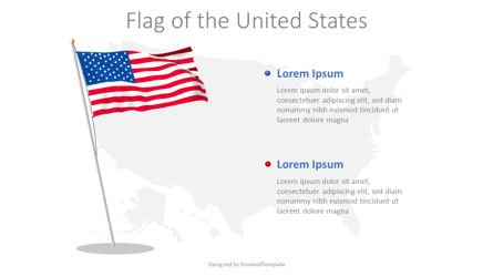 Flag of the United States Presentation Template, Master Slide