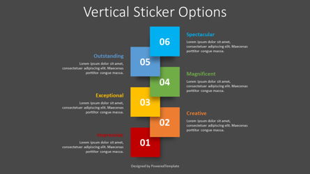 Vertical Sticker Options for Presentations in PowerPoint, Google Slides ...