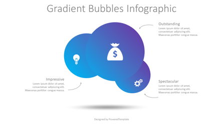 Gradient Bubbles Infographuc Presentation Template, Master Slide