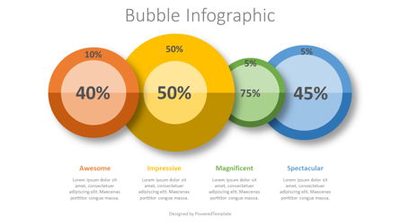 Overlap Circles Infographic Presentation Template, Master Slide