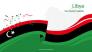 Festive Flag of Libya slide 1