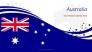 Australian Festive Flag slide 1