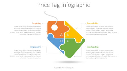 Price Tag Infographic Presentation Template, Master Slide