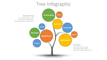 Creative Tree Infographic Presentation Template, Master Slide