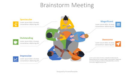 Brainstorming Meeting Presentation Template, Master Slide