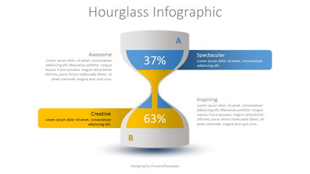 Hourglass Infographic Presentation Template, Master Slide