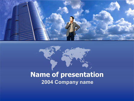 Global Planning Presentation Template, Master Slide