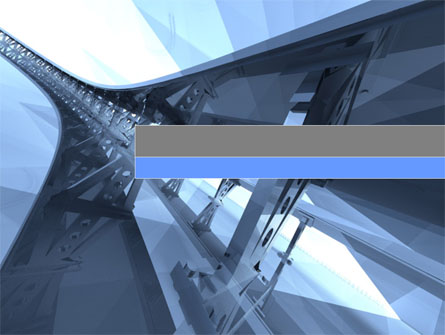 3D Construction Presentation Template, Master Slide