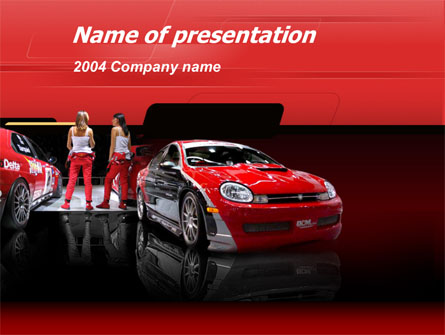 Automotive Presentation Template, Master Slide