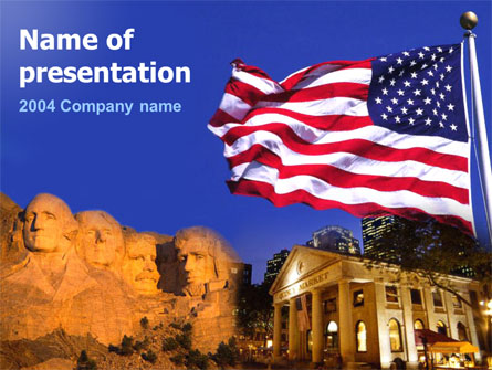 Founding Fathers Presentation Template, Master Slide