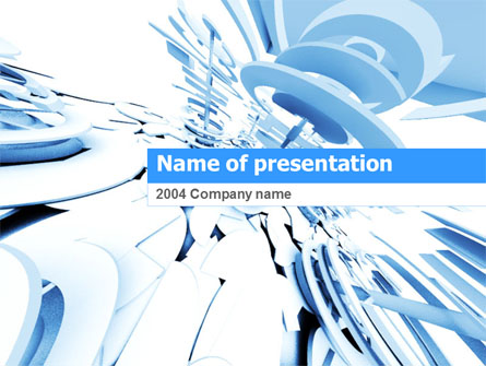 Fragmented Presentation Template, Master Slide
