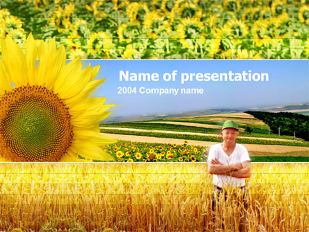Agronomy Presentation Template, Master Slide