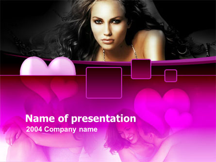 Beauty and Love Presentation Template, Master Slide