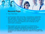 Portrait Of Medical Staff In Blue Colors slide 2