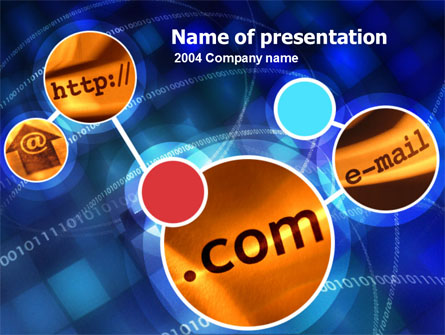 International Network Presentation Template, Master Slide