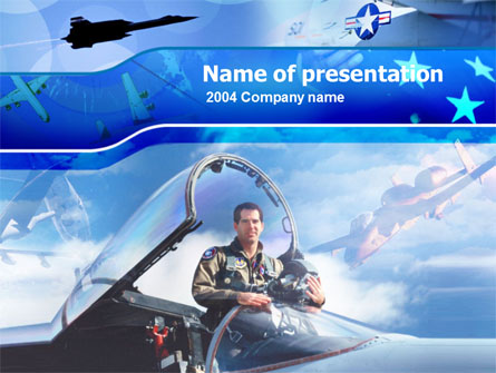 Air Force Presentation Template, Master Slide