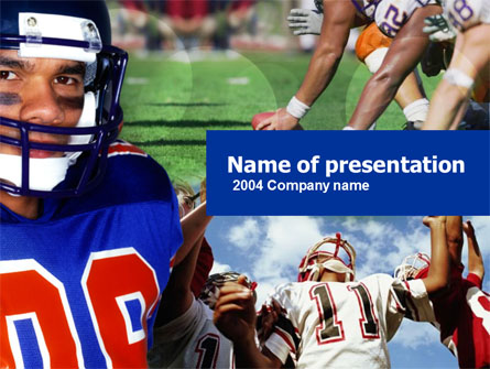 American Football Presentation Template, Master Slide