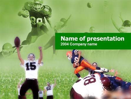 American Association Football Presentation Template, Master Slide