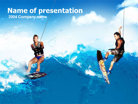 Surfing Presentation Template, Master Slide