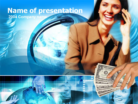 Business Phone Call Free Presentation Template, Master Slide