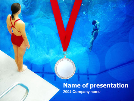 Sport Diving Presentation Template, Master Slide