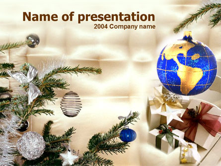 Christmas Presents Presentation Template, Master Slide