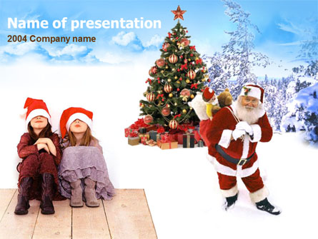 Christmas  Xmas Free Presentation Template, Master Slide