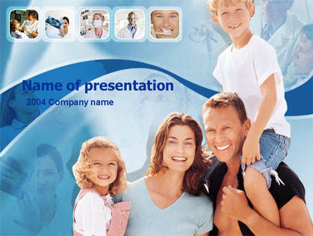 Family Health Presentation Template, Master Slide
