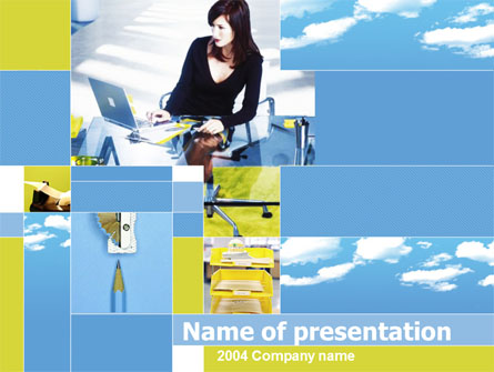 Office Life Presentation Template, Master Slide