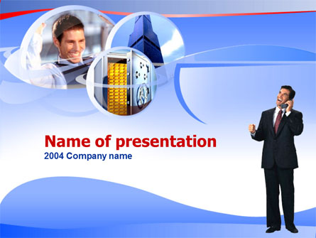 Business Calling Presentation Template, Master Slide
