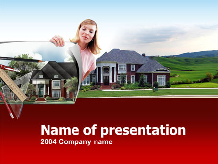 Private Real Estate Presentation Template, Master Slide
