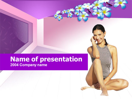 Women's Health Presentation Template, Master Slide