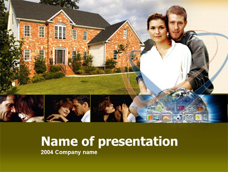 Family House Presentation Template, Master Slide