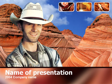 Grand Canyon Free Presentation Template, Master Slide