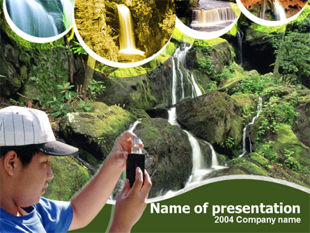 Rain Forest Studying Free Presentation Template, Master Slide