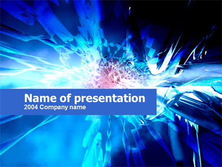 Midnight Blue Abstract Presentation Template, Master Slide
