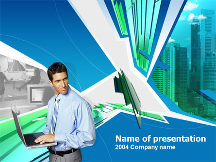 Business and Computers Presentation Template, Master Slide