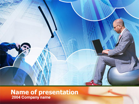 Business Communication Presentation Template, Master Slide