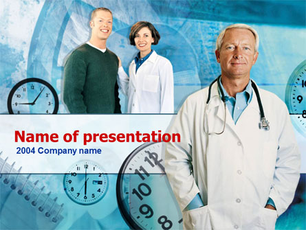 Medical Practitioner Presentation Template, Master Slide