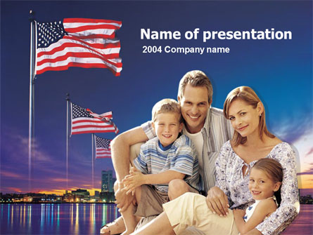 American Family Presentation Template, Master Slide