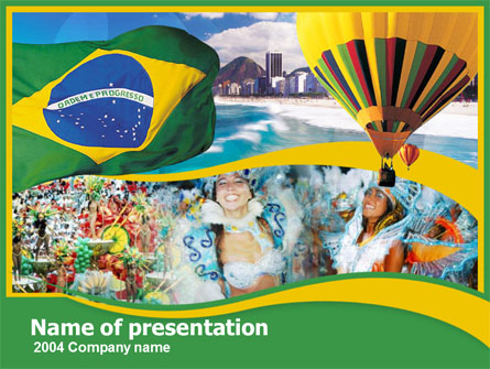 Brazil Presentation Template, Master Slide