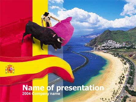 Spain Presentation Template, Master Slide