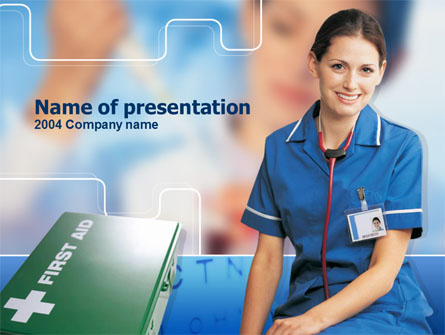 Nurse Leader Presentation Template, Master Slide