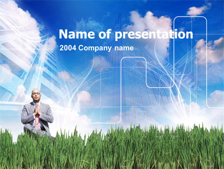 Business Growing Presentation Template, Master Slide