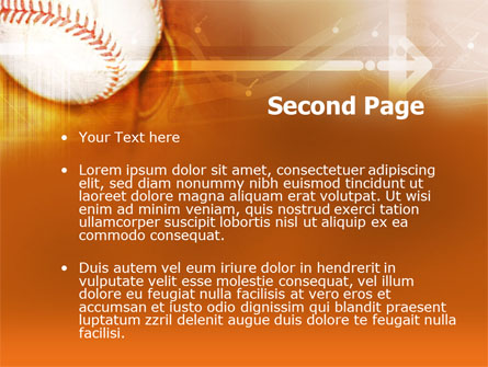 Baseball Ball Presentation Template for PowerPoint and Keynote | PPT Star