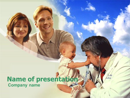 Pediatrics Presentation Template, Master Slide